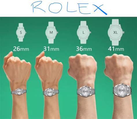 what size rolex should a woman wear|Rolex case size chart.